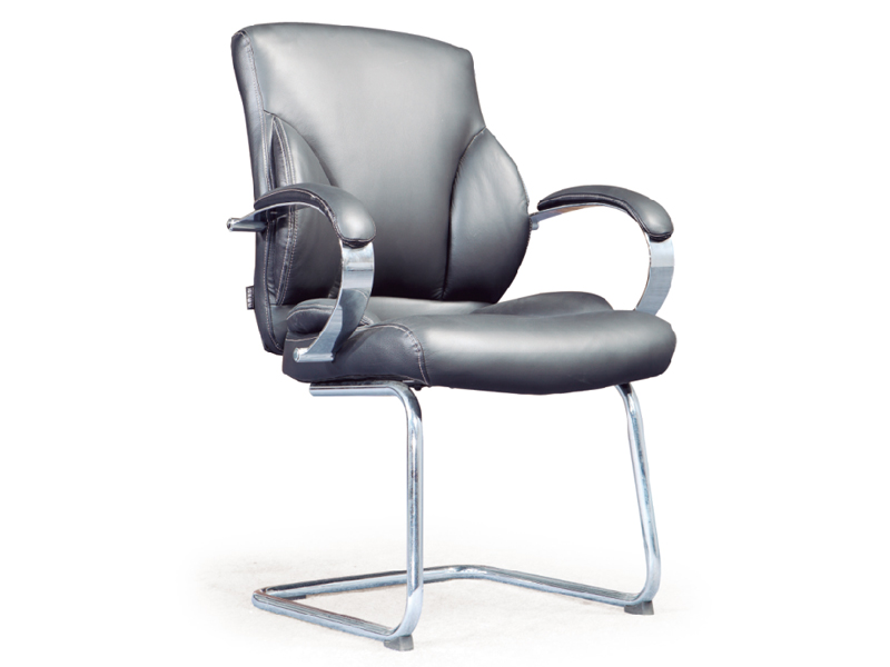 办公家具时尚新款椅会客椅电脑椅中班班前脚会议钢制黑色