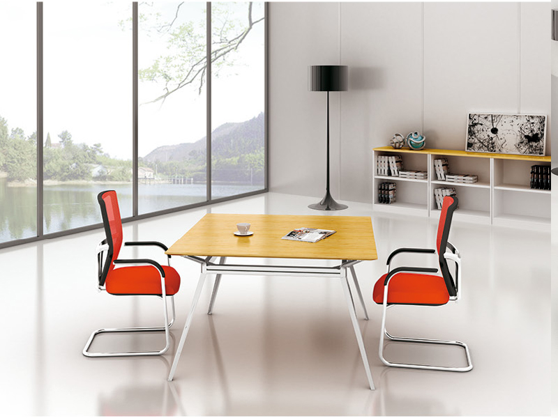 美耐家具 洽谈桌椅组合 方形时尚现代简约会客 桌办公室会议桌